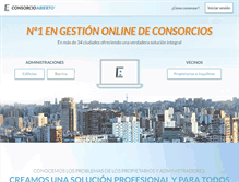 Tablet Screenshot of consorcioabierto.com